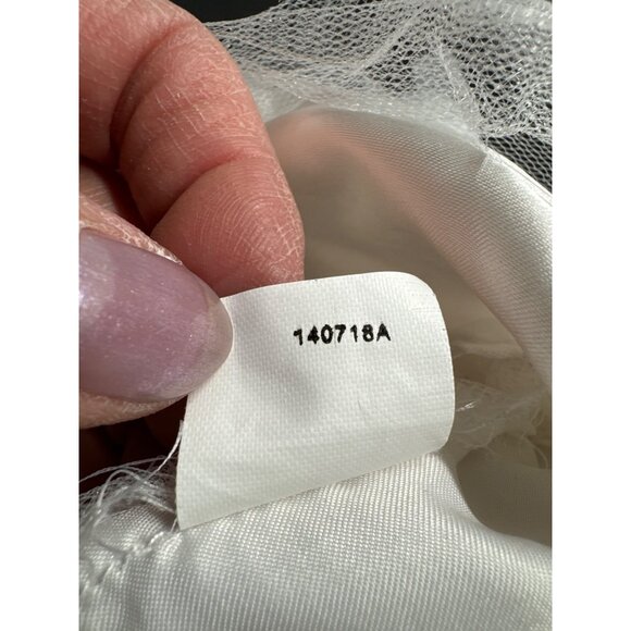 Elegant White Satin & Tulle Doll Dress By Funrise Toy Corp. - Picture 6 of 7